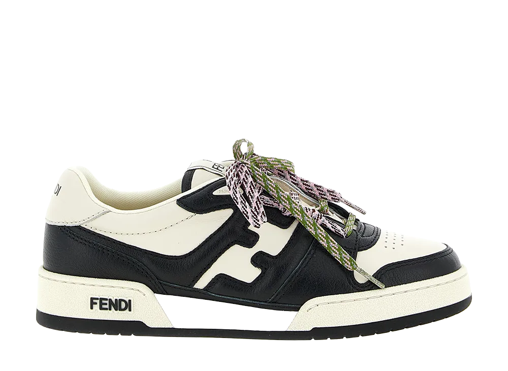 FENDI Women's Match Sneakers "White/Black"