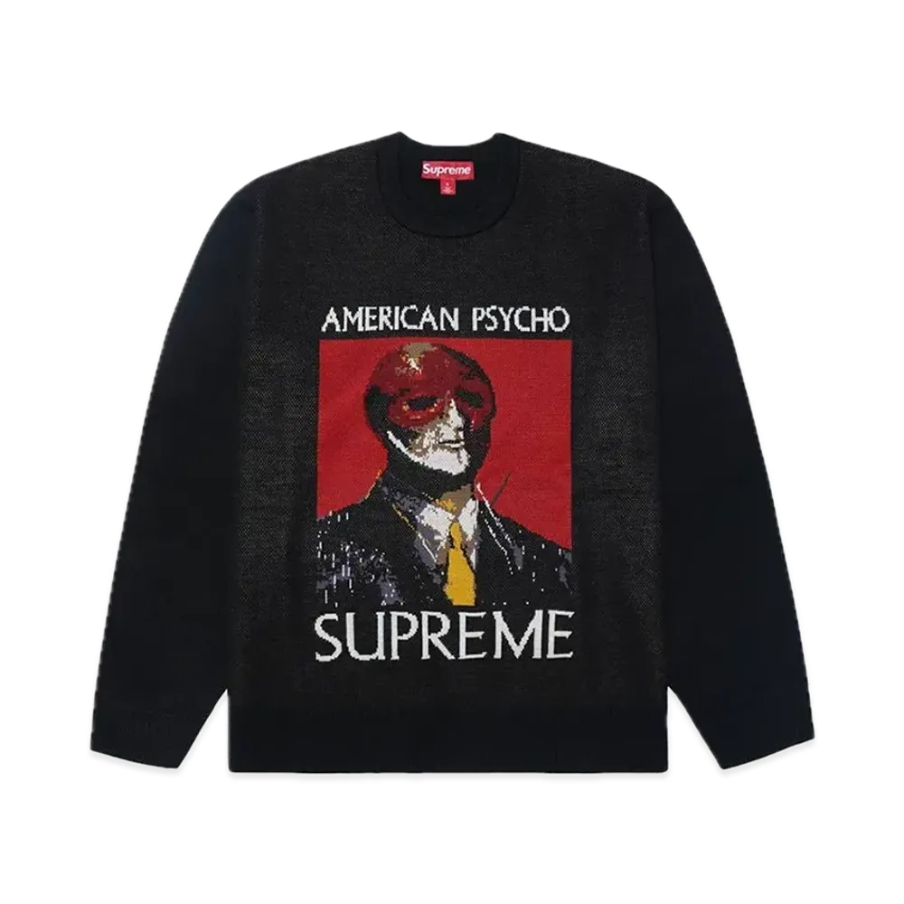 Supreme American Psycho Sweater "Black"