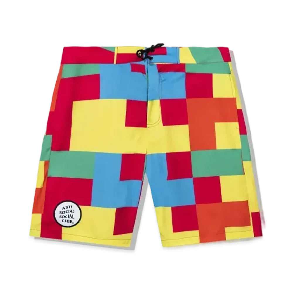 ANTI SOCIAL SOCIAL CLUB Kook Board Shorts "Rainbow"