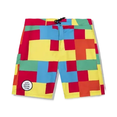 ANTI SOCIAL SOCIAL CLUB Kook Board Shorts "Rainbow"