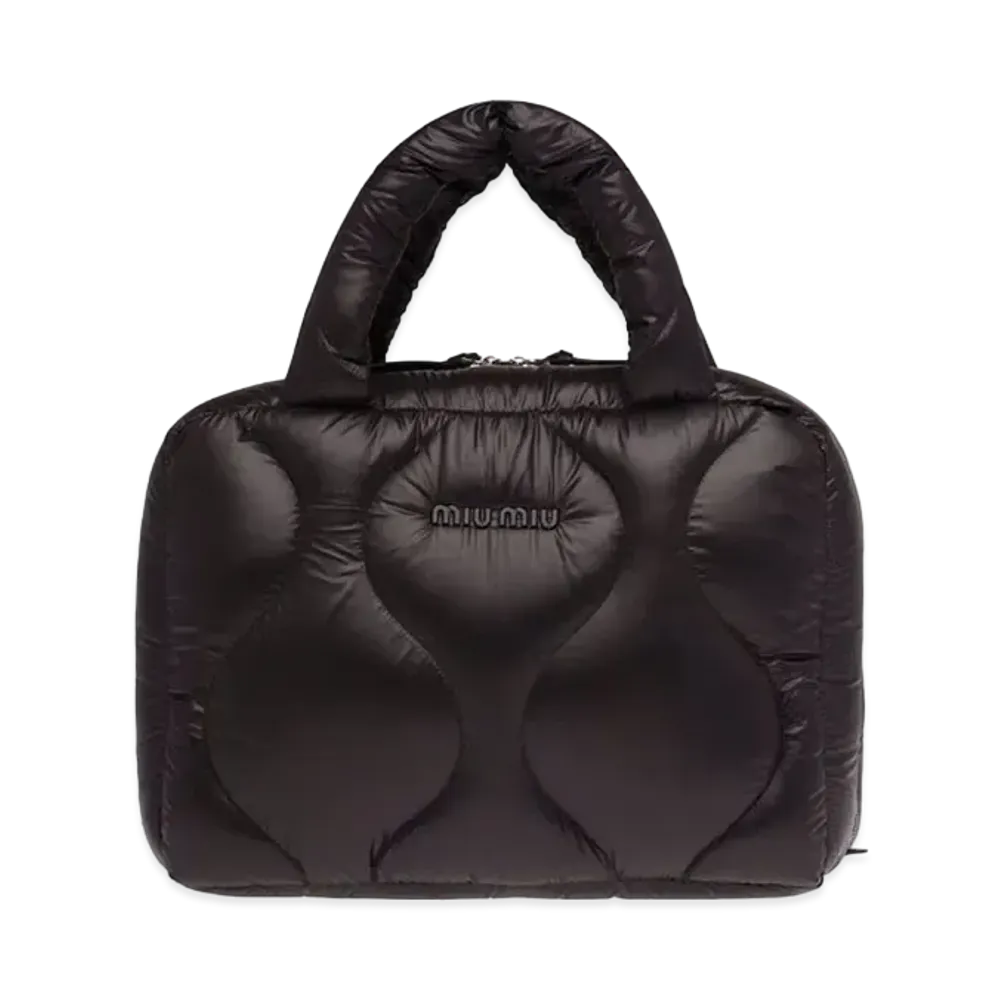 MIU MIU Nylon Handbag "Black"
