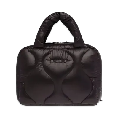 MIU MIU Nylon Handbag "Black"