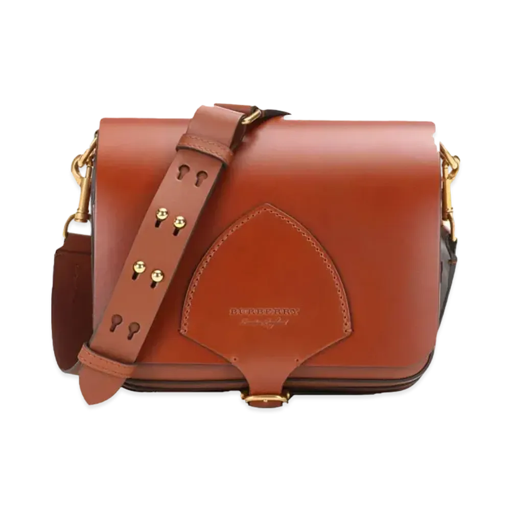 Burberry Satchel Leather Shoulder Bag "Brown"