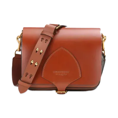 Burberry Satchel Leather Shoulder Bag "Brown"