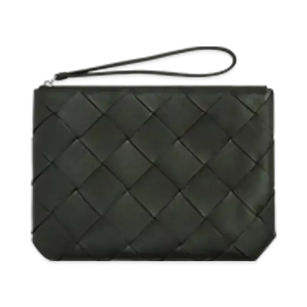 Bottega Veneta Diago Large Pouch "Dark Green"