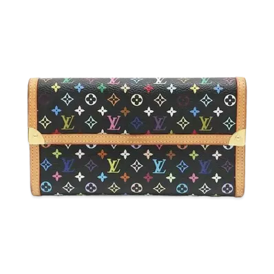 Louis Vuitton International Wallet Monogram Multicolor "Noir"