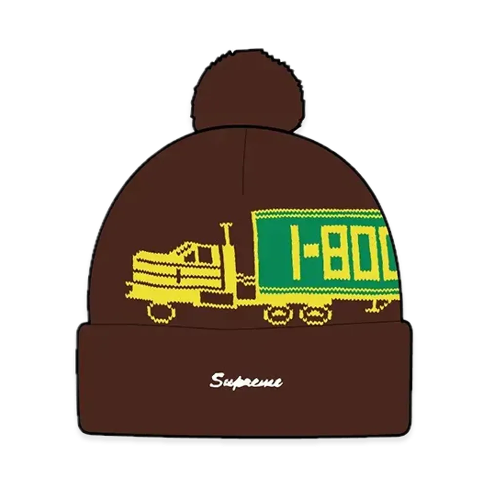 Supreme 18-Wheeler Beanie "Brown"