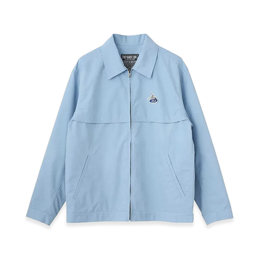 HYSTERIC GLAMOUR Evil Woman Scratch Work Shirt Jacket "Blue"