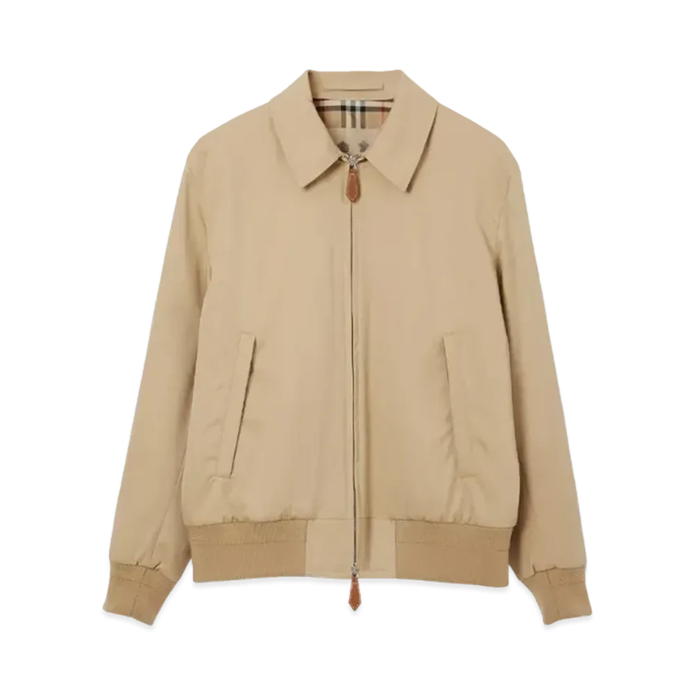 Burberry Men's Soho Heritage Harrington Jacket "Honey"