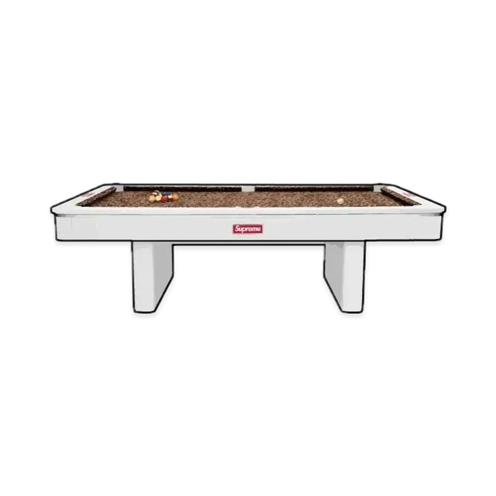 Supreme x Golden West Pool Table "White"