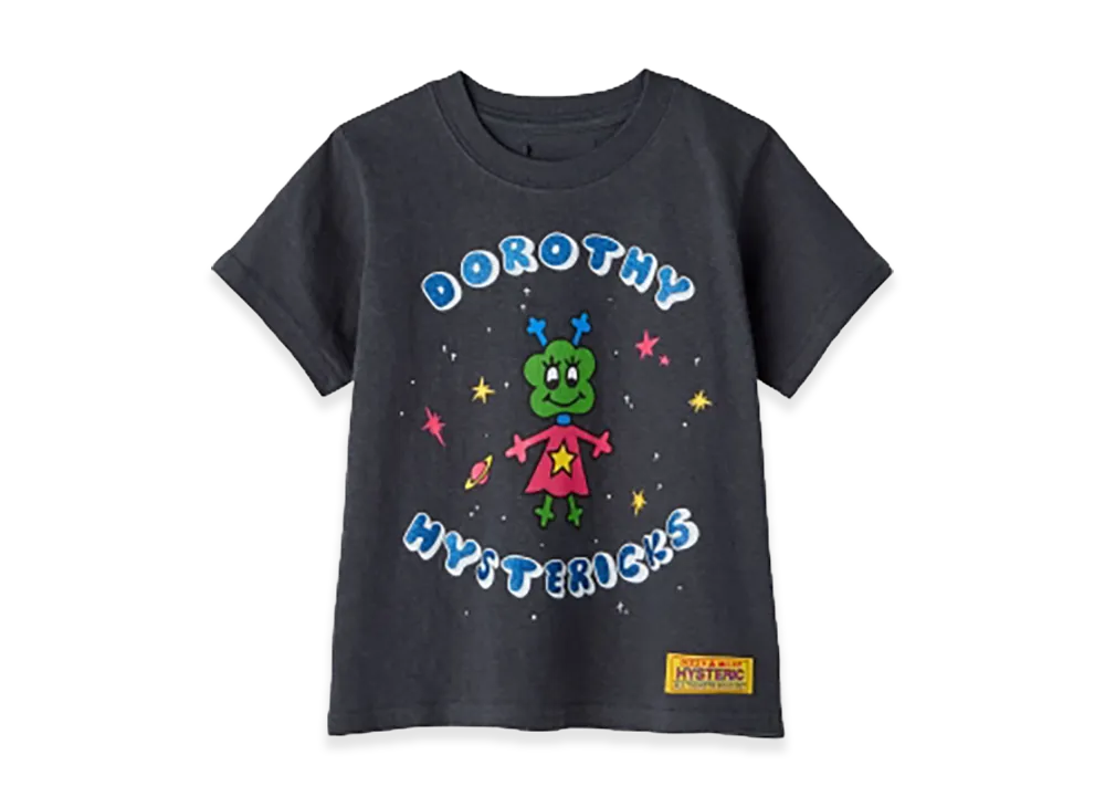 HYSTERIC GLAMOUR x DOROTHY HENDRICKS Lala Tee "Charcoal Gray"