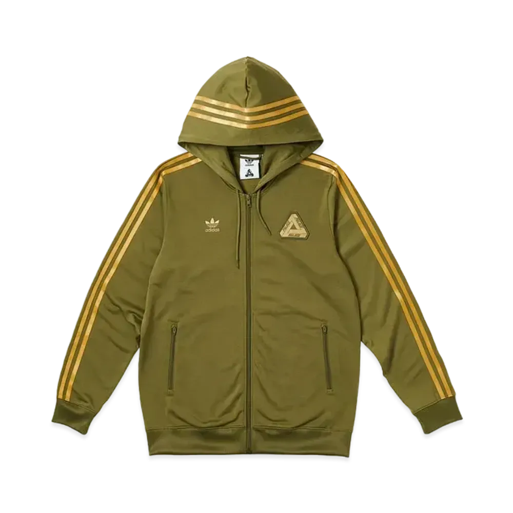 adidas PALACE Hooded Firebird Track Top "Olive"