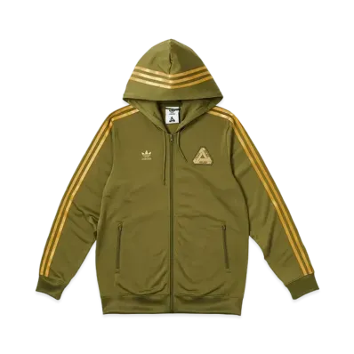 adidas PALACE Hooded Firebird Track Top "Olive"