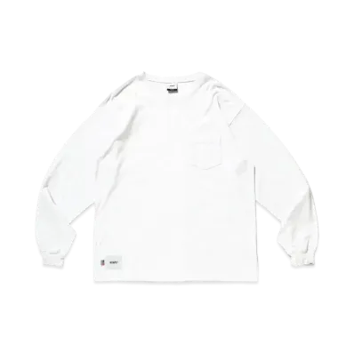 WTAPS Blank LS 02 Usa / Tee. Cotton "White"
