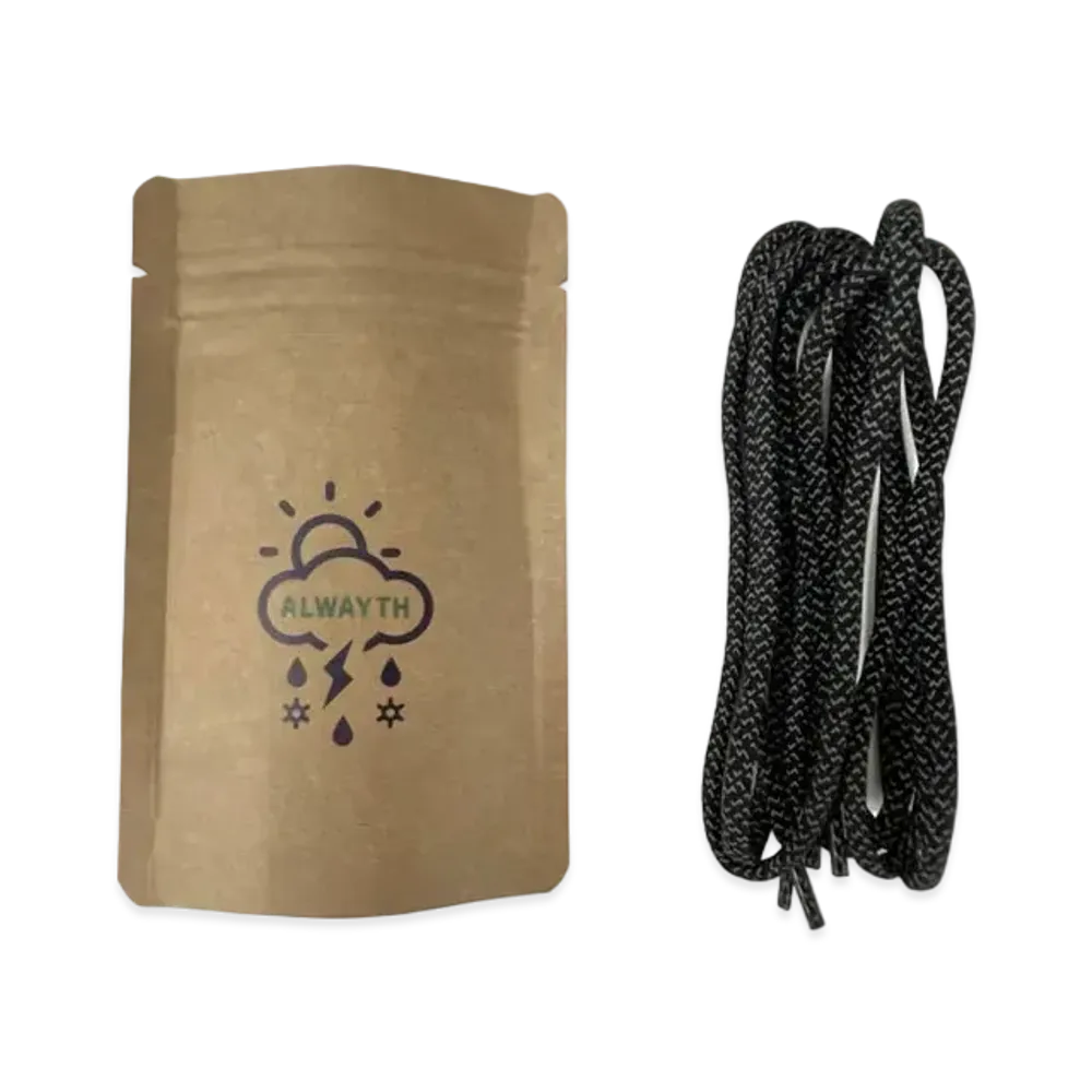 ALWAYTH 3M Shoe Lace #2 "Black"