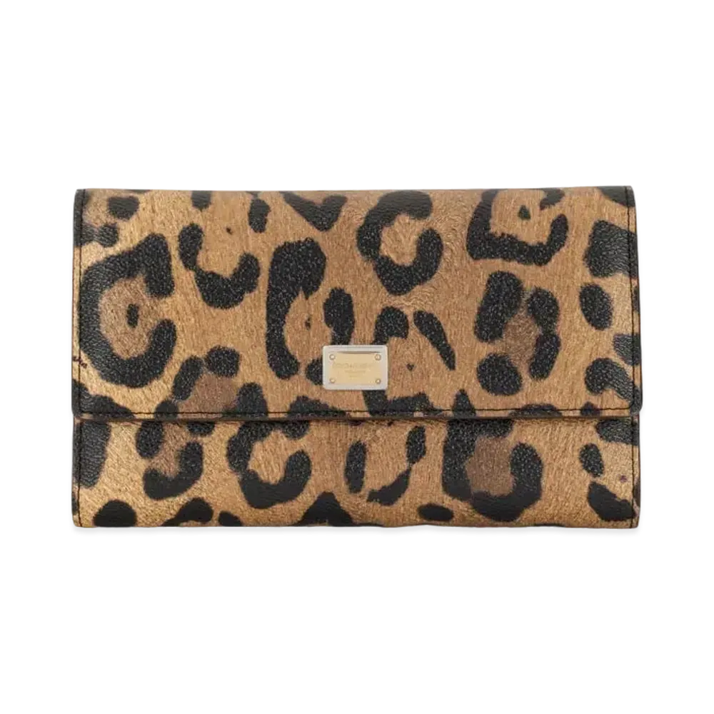 Dolce&Gabbana Document Case Crespo Leo Pad Printed Logo Plate "Multicolor"