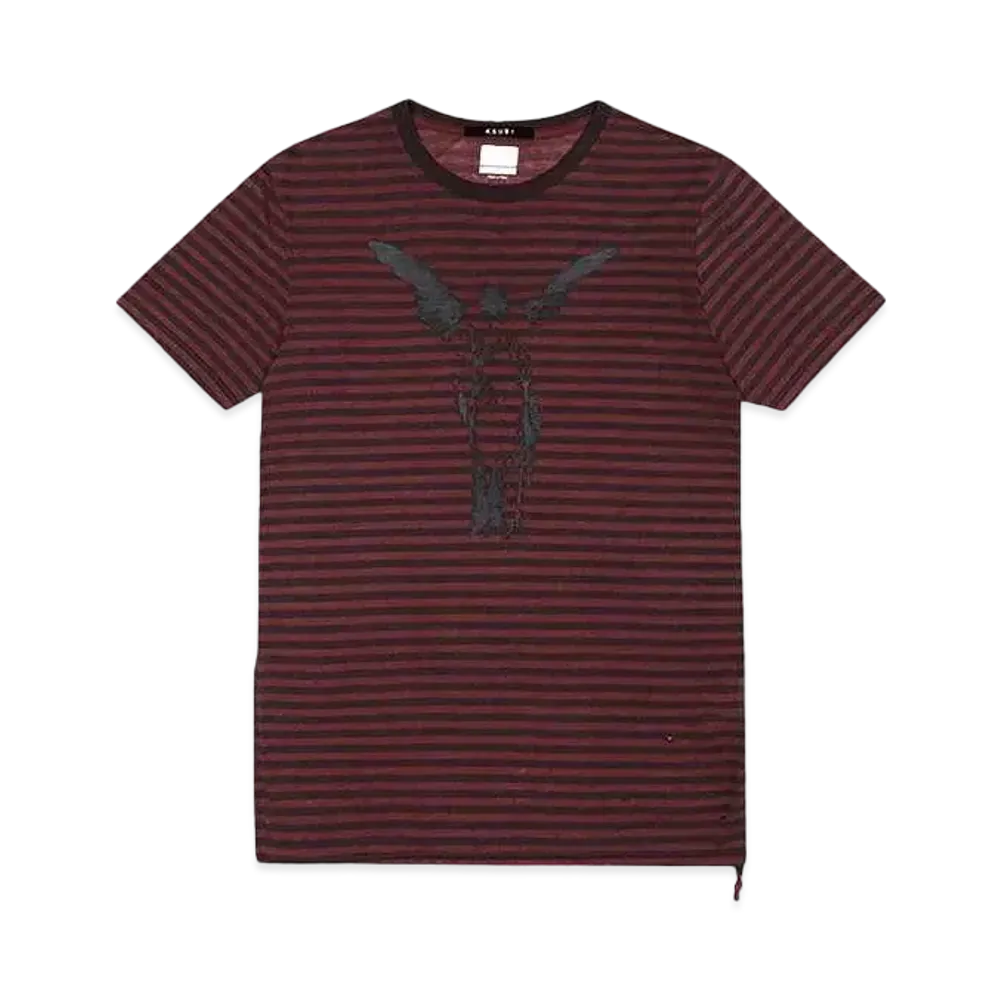 KSUBI ANGEL SIOUX SS TEE RED STRIPE "RED"