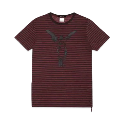 KSUBI ANGEL SIOUX SS TEE RED STRIPE "RED"