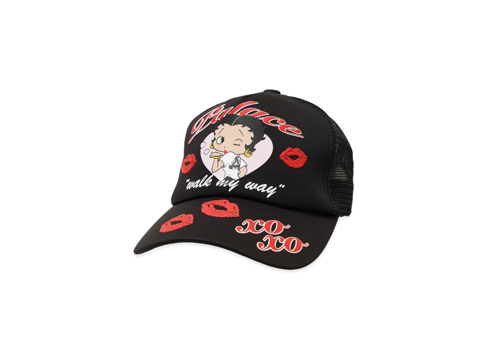 PALACE x Betty Boop Trucker "Black"
