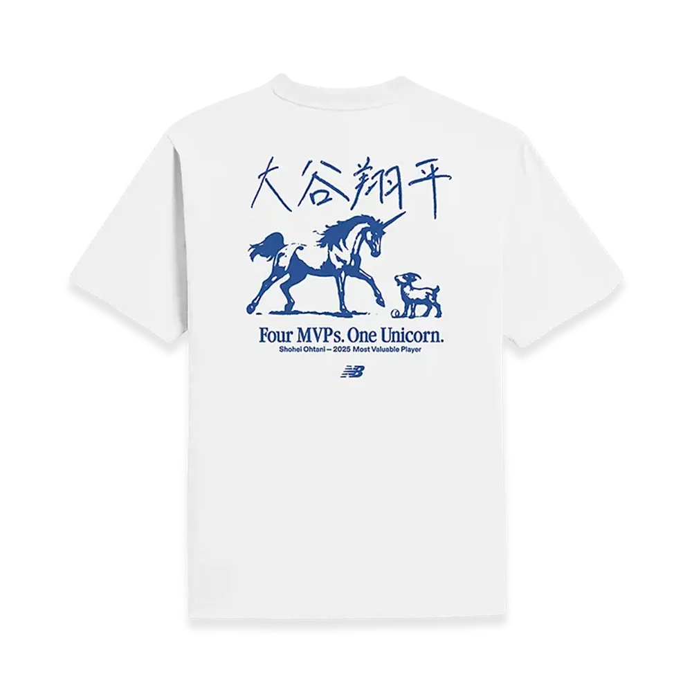 New Balance x Shohei Ohtani Unicorn T-Shirt 2025 "White"