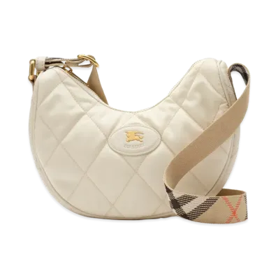 Burberry Women's Horseshoe Crossbody Bag "Soap Beige"