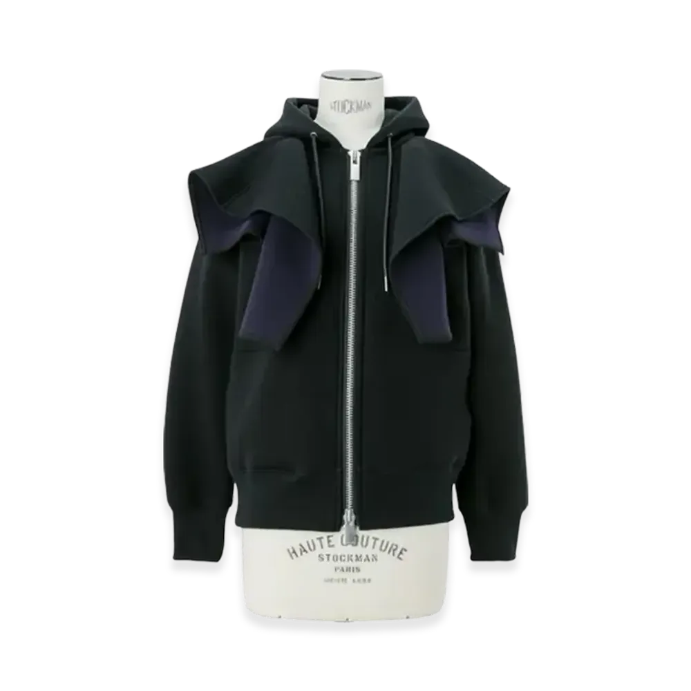 sacai Sponge Sweat Hoodie "Black"