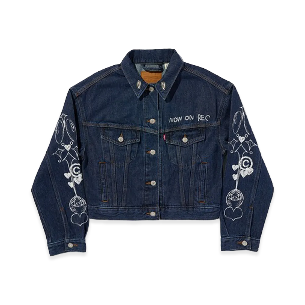 Levi's x CPD HOOME Shrunken 90s Trucker Jacket "Dark Indigo Blue"