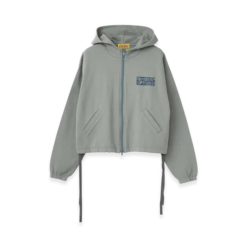 HYSTERIC GLAMOUR Takes Me Higher Embroidered Hoodie "Khaki"
