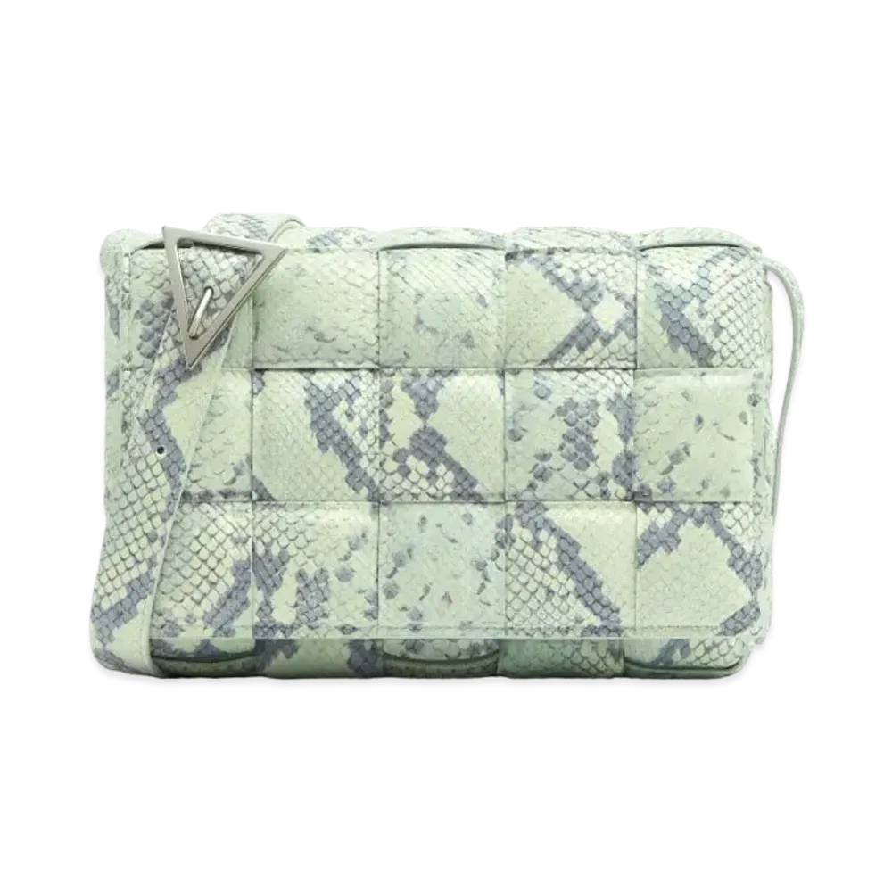 Bottega Veneta Padded Cassette "Dew/Black"