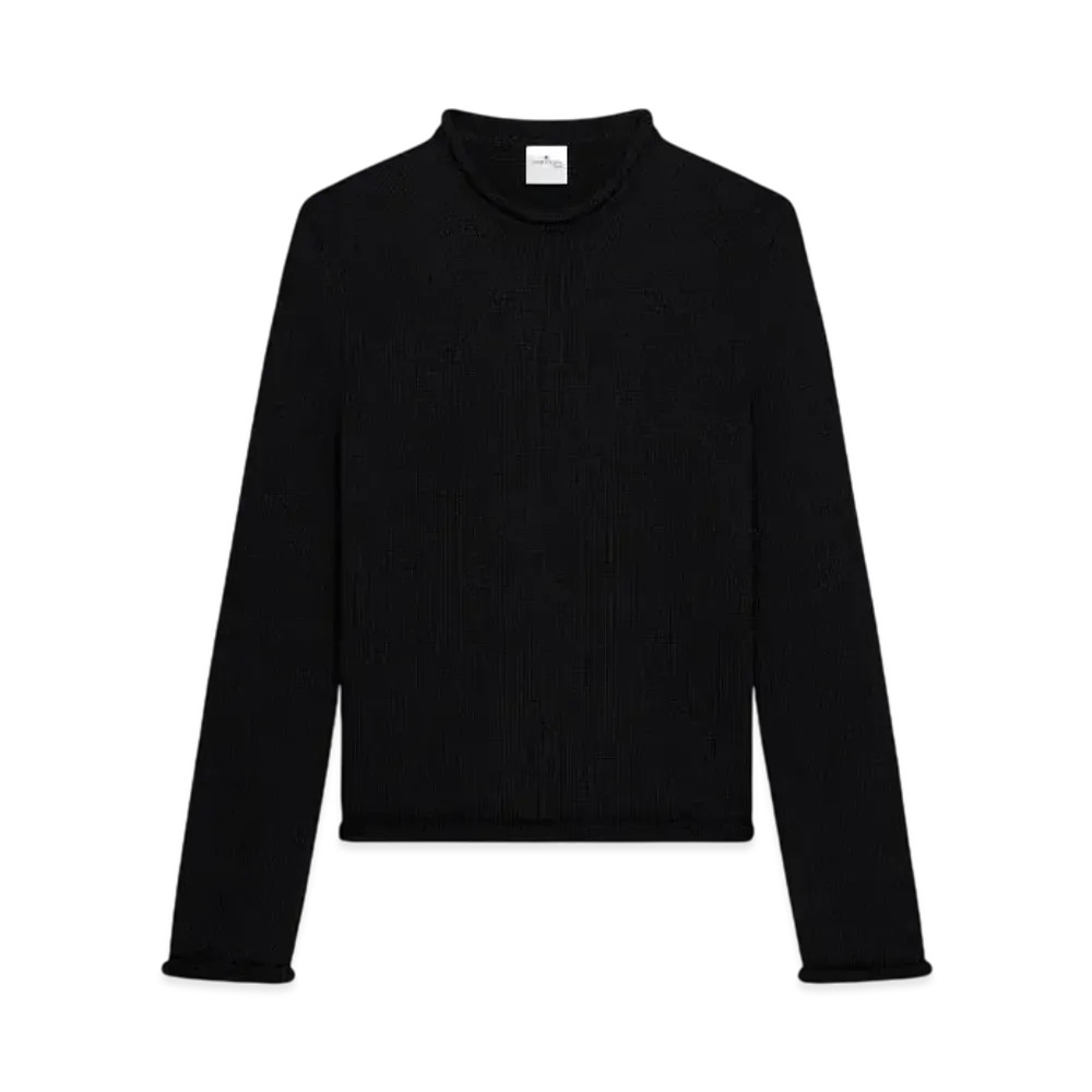 Courreges Men's Knit Sweater "Black"