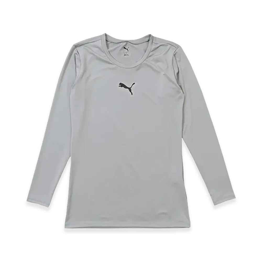 PUMA Compression Crew Neck Long Sleeve Shirt "Puma Silver"