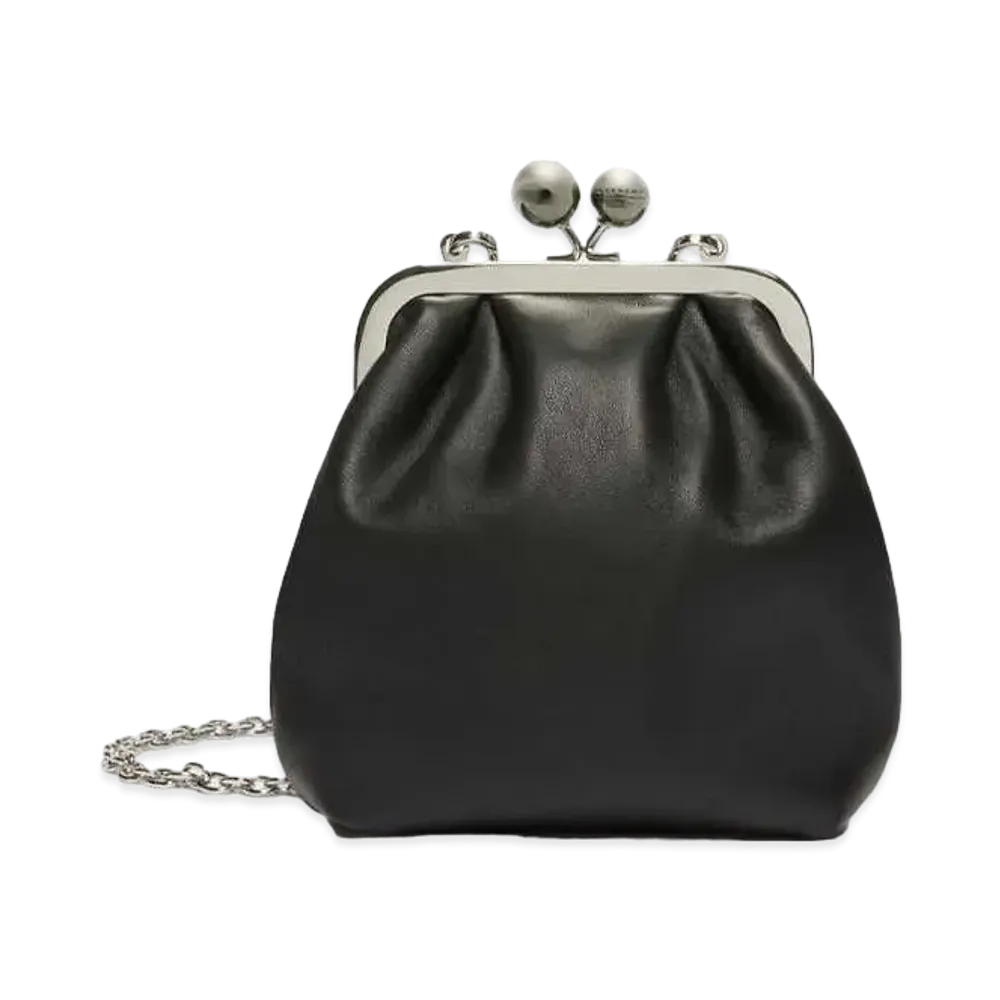 Max Mara Piave WE Lamb Leather Small Pasticino Bag "Black"