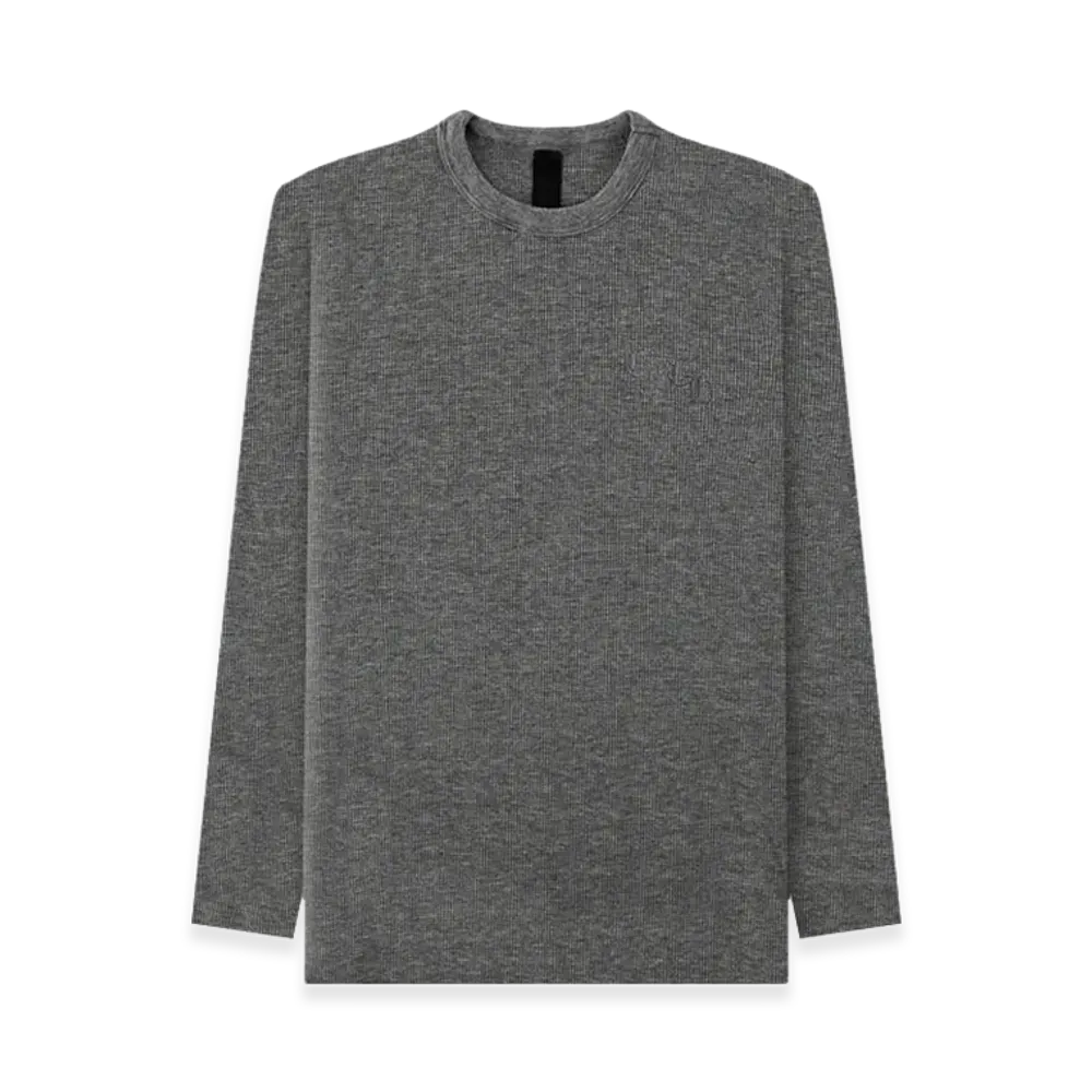 Chrome Hearts Letter Waffle Thermal L/S T-Shirt "Grey"