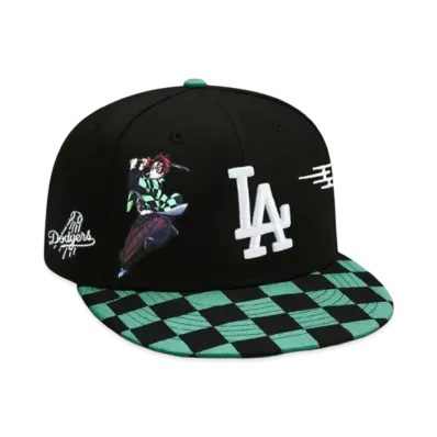 MLB x Demon Slayer Los Angeles Dodgers Hat "Black"