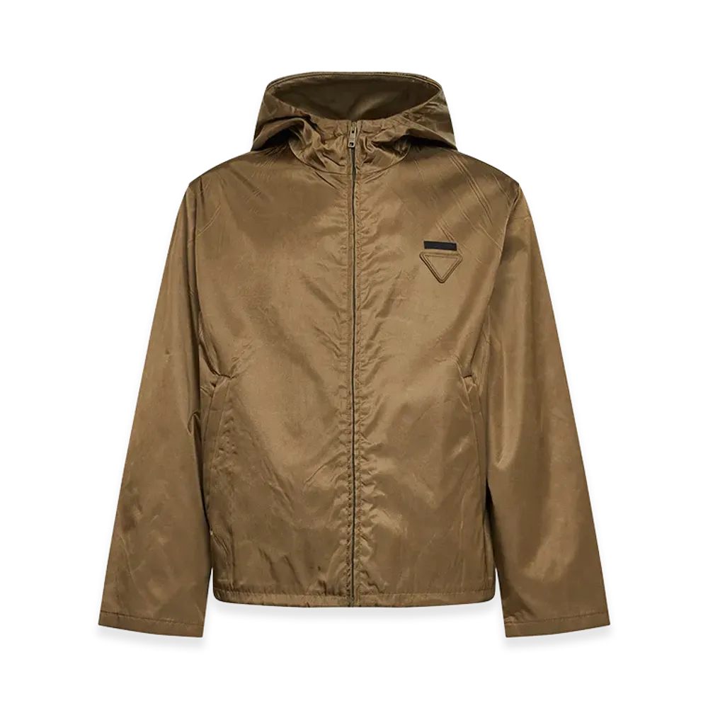 PRADA Re-Nylon Anorak "Brown"