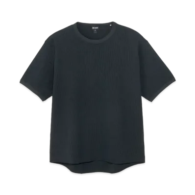 Goldwin Waffle Light Gusset T-shirt (Unisex) "Black"