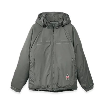 HYSTERIC GLAMOUR Vixen Girl Patch Hooded Blouson "Gray"