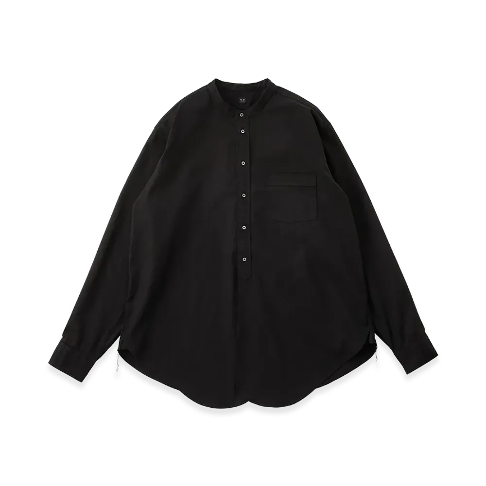 T.T Taiga Takahashi LOT.104 Band Collar Shirt "Black"