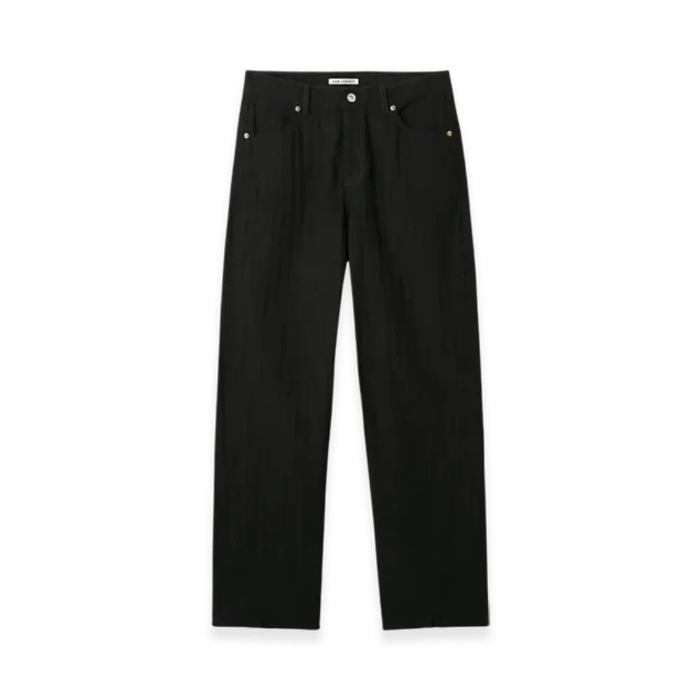 OUR LEGACY Sabot Cut Overdyed Hot Stripe "Black"
