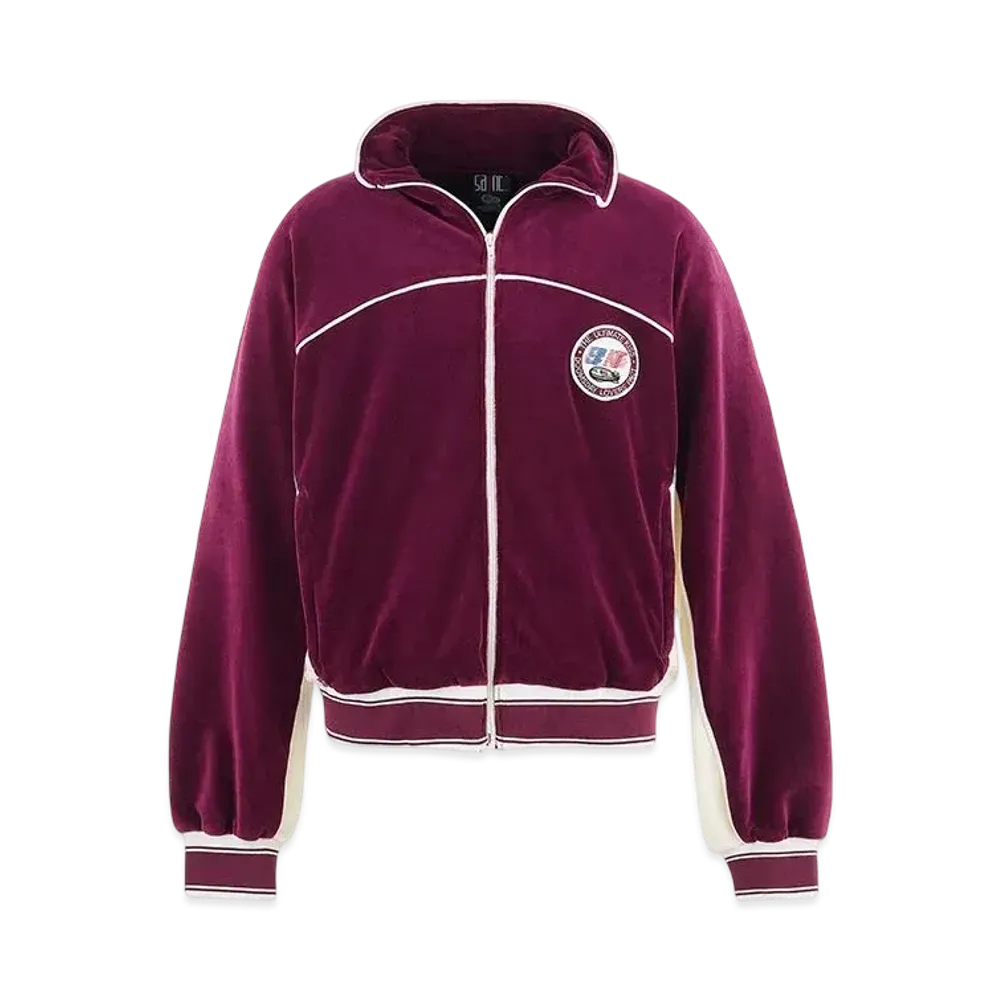 SAINT Mxxxxxx x LASTMAN Track Jacket Velour "Burgundy"