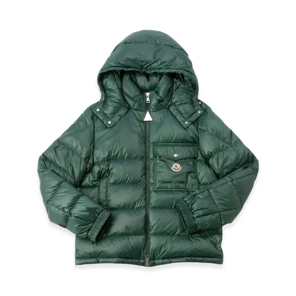 Moncler Men's Wollaston Hooded Down Jacket "Khaki"