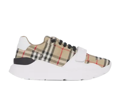Burberry Women's New Regis Sneakers "Beige"