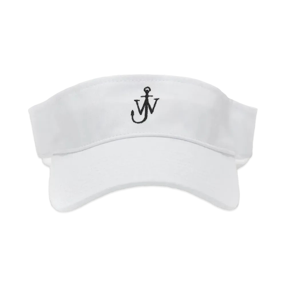 JW ANDERSON Visor With Anchor Logo "White"