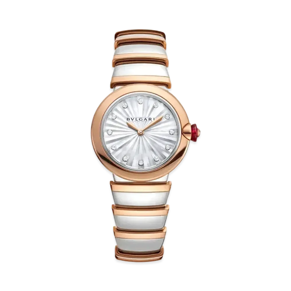 BVLGARI Lvcea Scaglie Intarsio Watch Japan Exclusive Model