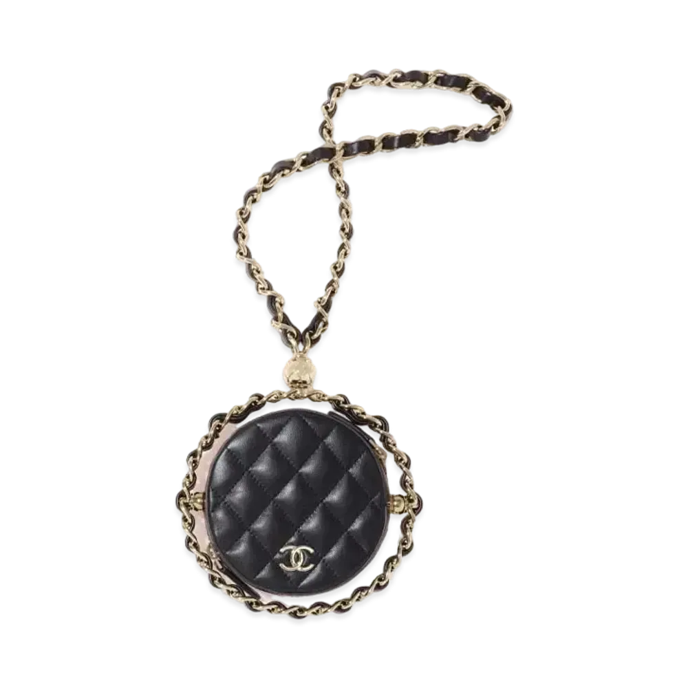 CHANEL Chain Clutch Lambskin "Black"