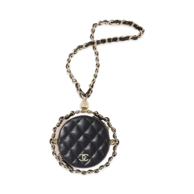 CHANEL Chain Clutch Lambskin "Black"