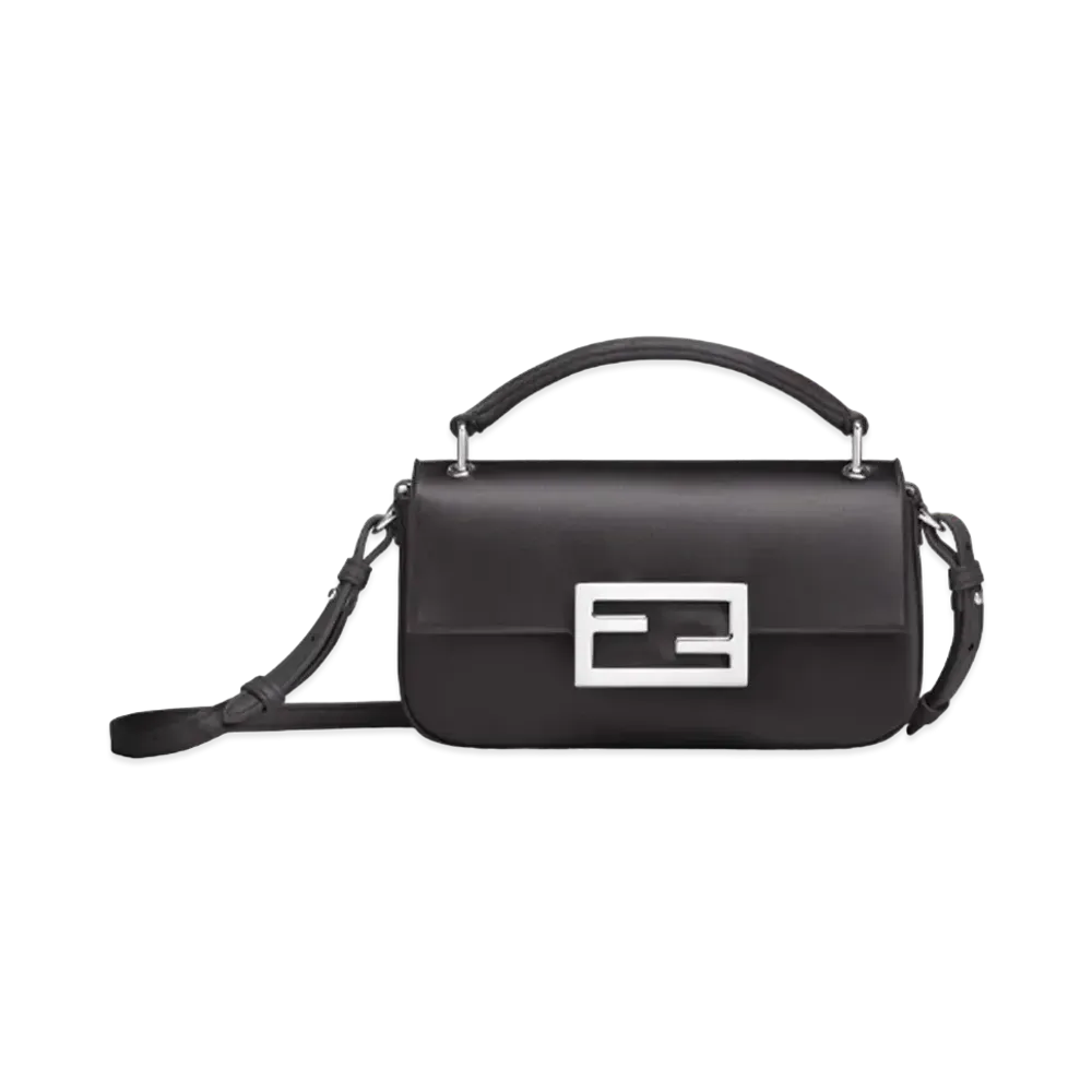 FENDI Baguette Phone Pouch Silk Pouch "Black"