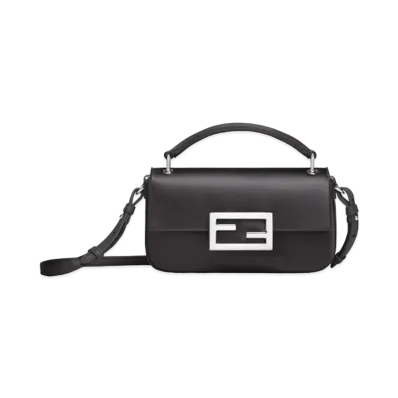 FENDI Baguette Phone Pouch Silk Pouch "Black"