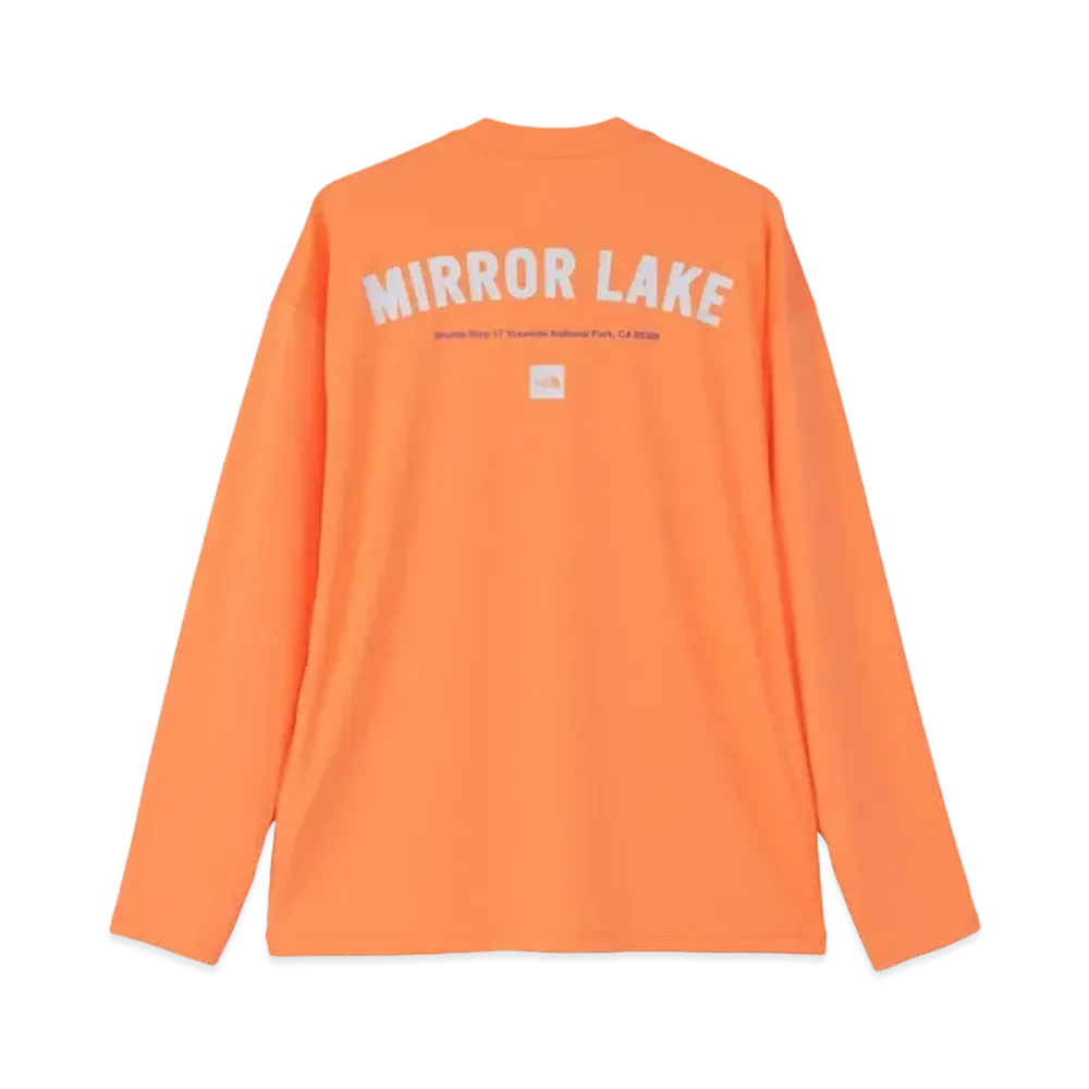 The North Face Long Sleeve Water Smooth Tee "Bright Cantaloupe"
