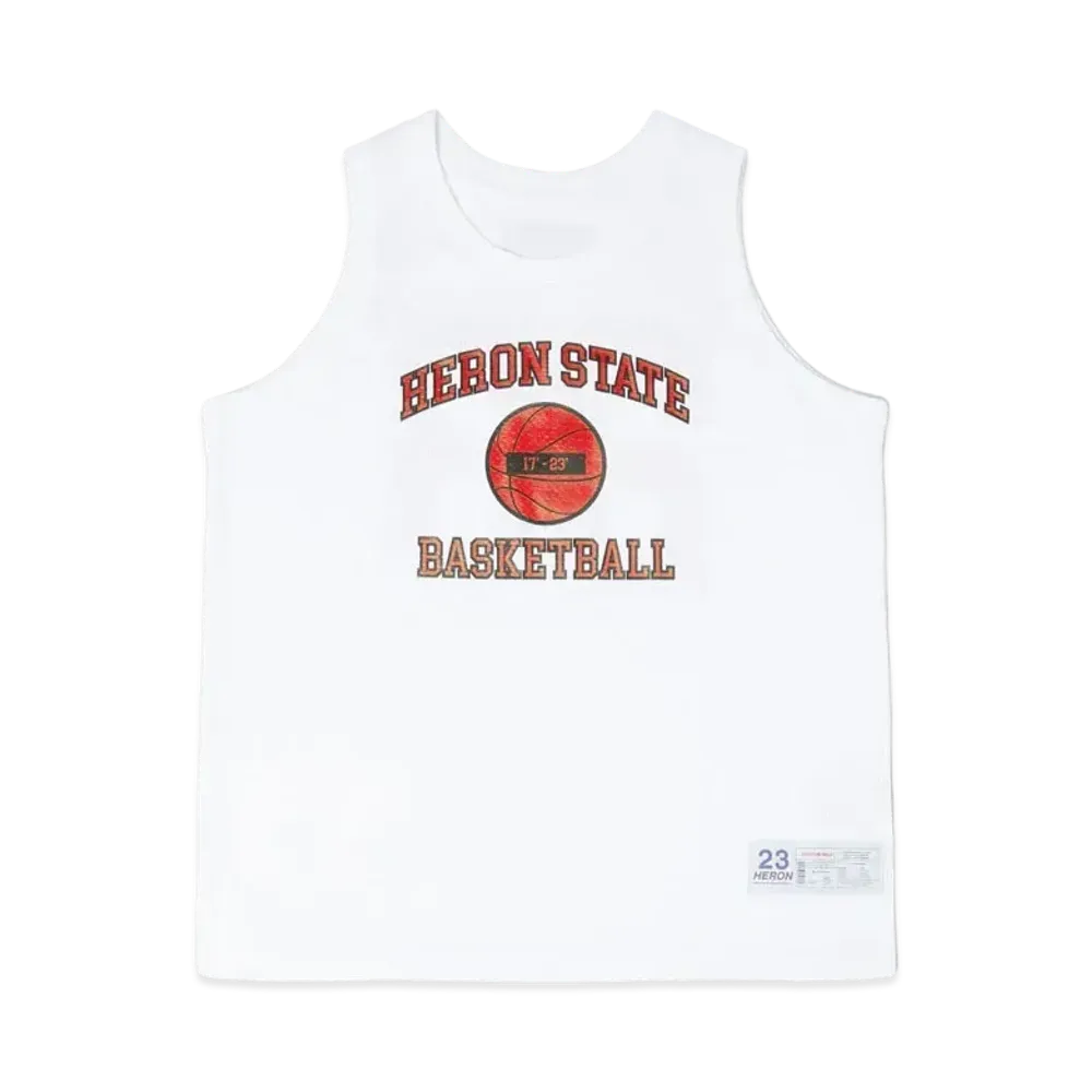 HERON PRESTON 23 Basketball Tank Top "White"